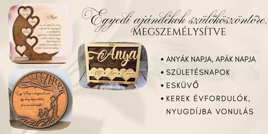 Esküvői meghívó, köszönetajándék 