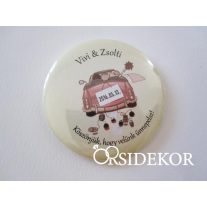 Köszönetajándék hűtőmágnes és sörnyitó 2 az 1-ben