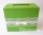 Zöld nászajándékgyűjtő doboz / persely csipkével és masnival