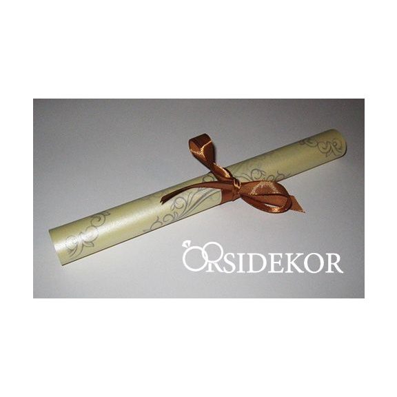 Oklevél lánybúcsúra