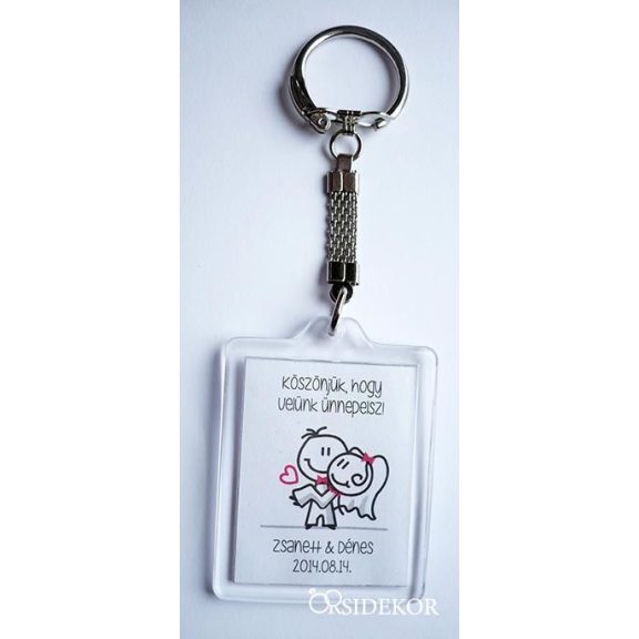 Plexi kulcstartó 30 féle mintával