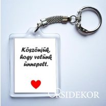 Plexi kulcstartó 30 féle mintával