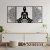 3 részes Buddha Mandala falikép fából