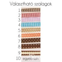 Pálinkás üveg (üresen) egyedi fa díszítéssel