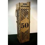 Évszámos egyedi feliratos boros doboz