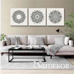 Mandala keretben falikép fából