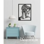 Geometrikus női portré falikép fából Geometrikus női portré falikép fából