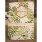 Kinyitható Greenery stílusú esküvői meghívó