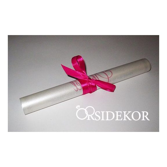 Oklevél leánybúcsúra