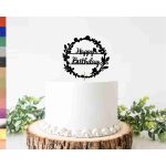 Tortadísz Happy Birthday_ egyedi felirat