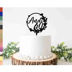 Tortadísz egyedi felirat