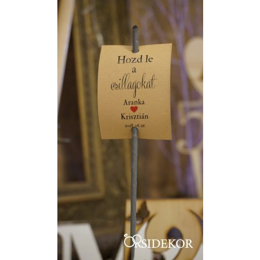 Csillagszóró esküvőre (28cm)