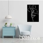Design táncoslány falikép fából Design táncoslány falikép fából
