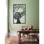 Női arc madarakkal falikép fából Női arc madarakkal falikép fából