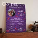 AZ ÉN MŰVÉSZNŐMNEK Ajándék tábla