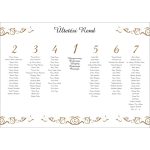 Esküvői ültetési rend - tervezési díj nélkül