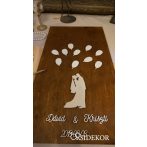 Alternatív vendégkönyv szívekkel és lufikkal 