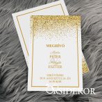 ARANYOS esküvői meghívó