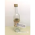 Pálinkás üveg (üresen) egyedi díszítéssel