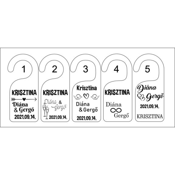 Csatos pálinkás üveg (üresen) kis fa akasztóval