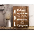 Házi áldás dekor tábla Házi áldás dekor tábla