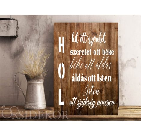Házi áldás dekor tábla Házi áldás dekor tábla