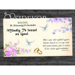 TE VAGY AZ IGAZI Házassági évforduló tábla