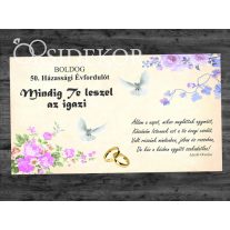 TE VAGY AZ IGAZI Házassági évforduló tábla