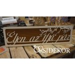 Éljen az ifjú pár fa tábla