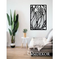 Vonalas természet falikép fából