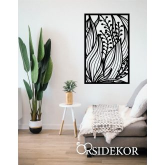 Vonalas természet falikép fából