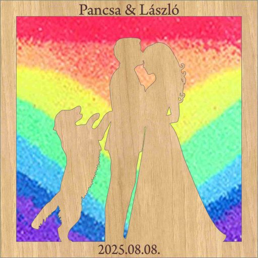 Homoköntő ceremónia kutyás