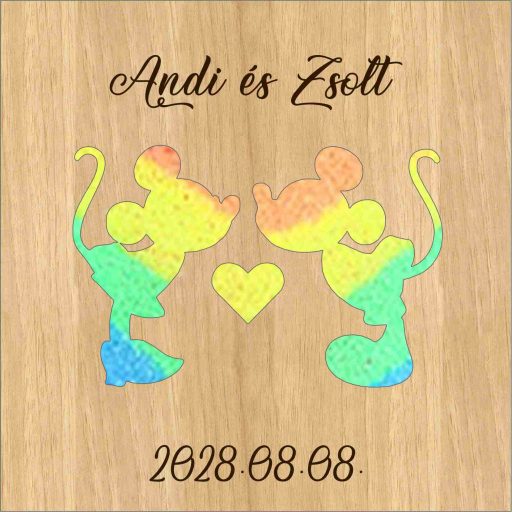 Homoköntő ceremónia szett egérke