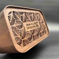 Pénzgyűjtő doboz – egyedi névvel, vintage design