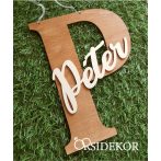 Keresztneves fa monogram