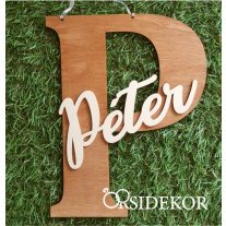 Keresztneves fa monogram