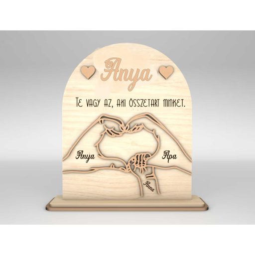 Szülőköszöntő Anyák napi ajándéktábla 