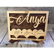 Anyák napi megszemélyesített ajándéktábla 