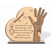 Szülőköszöntő tábla Édesapáknak gravírozva