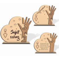 Szülőköszöntő tábla Édesapáknak gravírozva