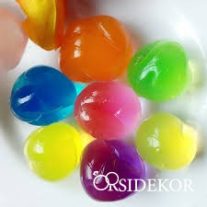   Virágzselé golyó óriás egyszínű, aquagyöngy, hydrogyöngy