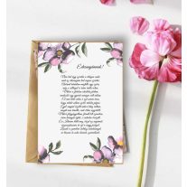 Szülőköszöntő tábla édesanyáknak