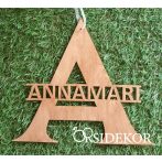 Keresztneves fa monogram