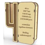 Évszámos boros doboz 