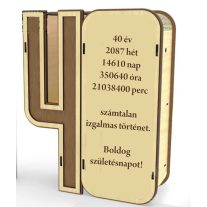 Évszámos boros doboz 