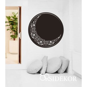 Hold mandala falikép fából