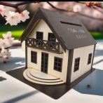   Nászajándék gyűjtő ház, esküvői pénzgyűjtő ház, névre szólóan színes