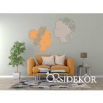 2 részes virágos nők falikép fából 2 részes virágos nők falikép fából