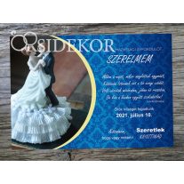 ROMANTIKUS HÁZASSÁGI ÉVFORDULÓ Ajándék tábla