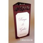 Menüháromszög csipkemintás Menüháromszög csipkemintás